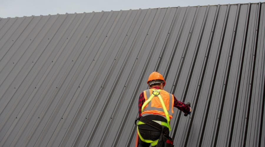 Professional metal roof installation services in Van Horne, IA